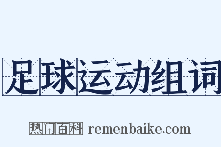 足球运动组词是什么意思的图片